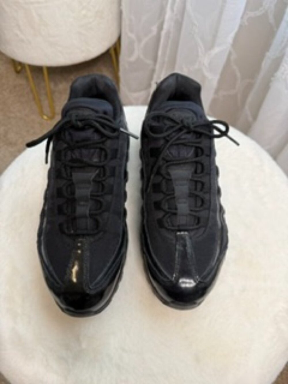 Nike Air Max 95 "Triple Black" with Patent Leather